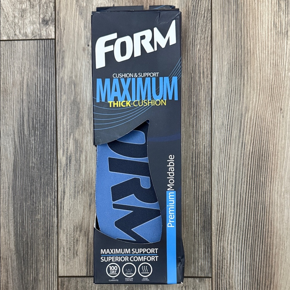 FORM Premium Maximum Cushion Insoles Plantar Fasciitis Unisex Orthotic